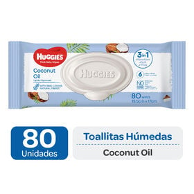 Toallitas Húmedas Huggies Coconut Oil (1 paq. x 80 un)
