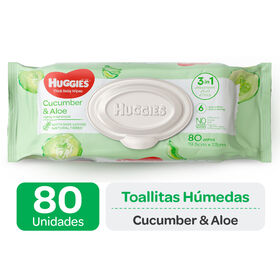 Toallitas Húmedas Huggies Cucumber& Aloe (1 paq. x 80 un)